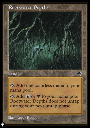 (000) Magic The Gathering The List Single: Rootwater Depths Uncommon