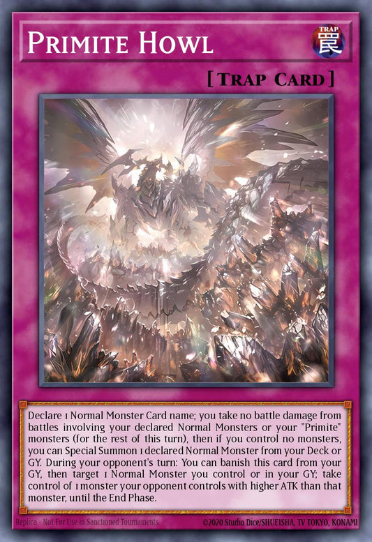 (429) YuGiOh TCG MP25: 2025 Mega-Pack Tin Single: Primite Howl  Common