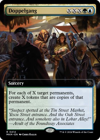 (414) Magic The Gathering Murders at Karlov Manor: Extras Single: Doppelgang Rare