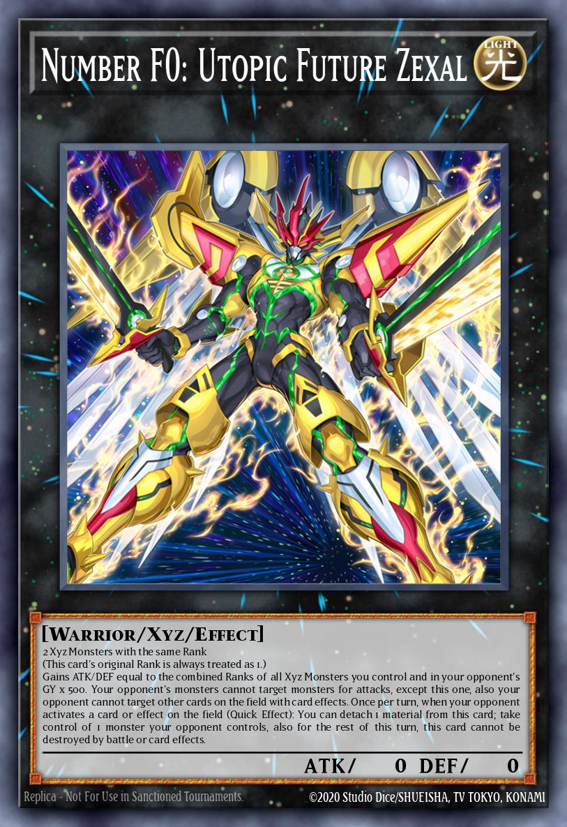 (DUAD042) YuGiOh TCG Duelist’s Advance Single: Number F0: Utopic Future Zexal (V.2 - Starlight Rare) Starlight Rare