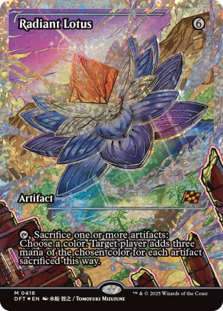 (416) Magic The Gathering Aetherdrift: Extras Single: Radiant Lotus (V.3) Mythic