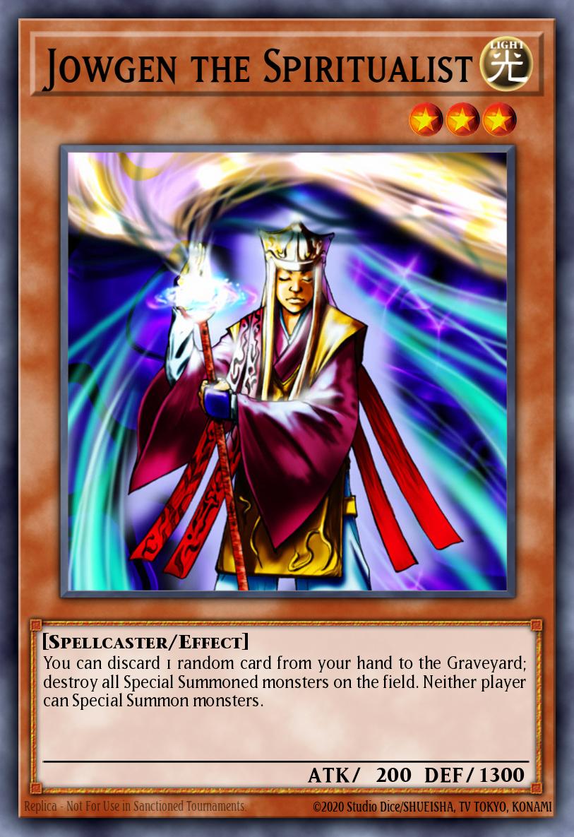 (001) YuGiOh TCG DB2: Dark Beginning 2 Single: Jowgen the Spiritualist Rare