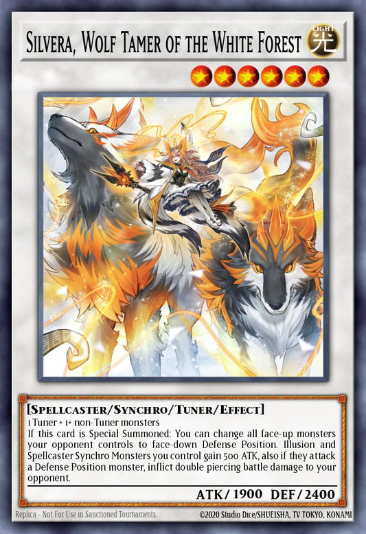 (038) YuGiOh TCG INFO: The Infinite Forbidden Single: Silvera, Wolf Tamer of the White Forest (V.1 - Ultra Rare)  Ultra Rare