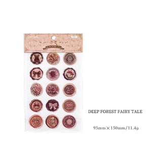 Decorative Stickers: 3D Sealing Wax: Deep Forest Fairy Tale