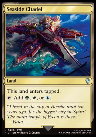 (420) Magic The Gathering Commander: Magic: The Gathering - FINAL FANTASY Single: Seaside Citadel Uncommon