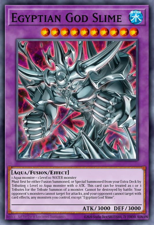 (029) YuGiOh TCG RA01: 25th Anniversary Rarity Collection Single: Egyptian God Slime (V.5 - Quarter Century Secret Rare)  Quarter Century Secret Rare