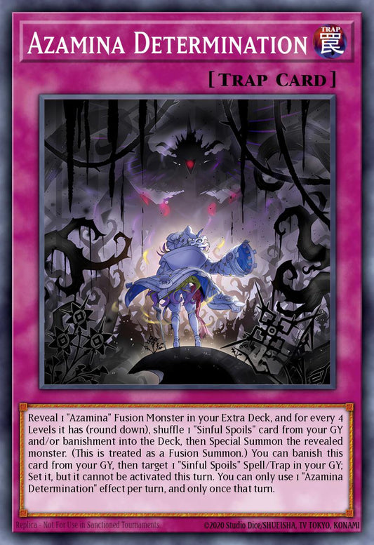 (426) YuGiOh TCG MP25: 2025 Mega-Pack Tin Single: Azamina Determination  Common