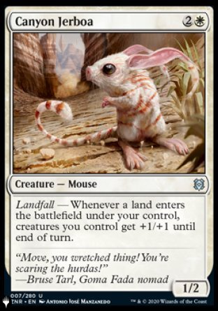 (007) Magic The Gathering The List Single: Canyon Jerboa Uncommon