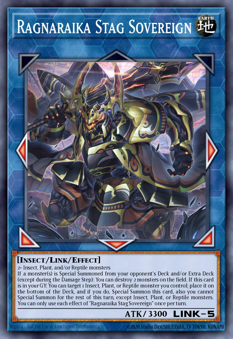 (050) YuGiOh TCG LEDE: Legacy of Destruction Single: Ragnaraika Stag Sovereign (V.1 - Ultra Rare) Ultra Rare