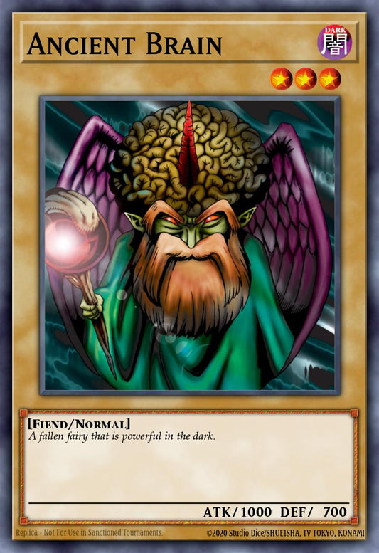 (EN082) YuGiOh TCG MRD: Metal Raiders Single: Ancient Brain (V.3 - Common)  Common