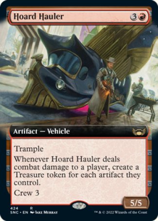 (424) Magic The Gathering Streets of New Capenna: Extras Single: Hoard Hauler Holo Rare