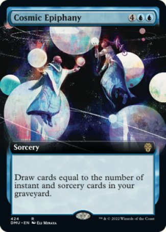 (424) Magic The Gathering Dominaria United: Extras Single: Cosmic Epiphany (V.2) Rare