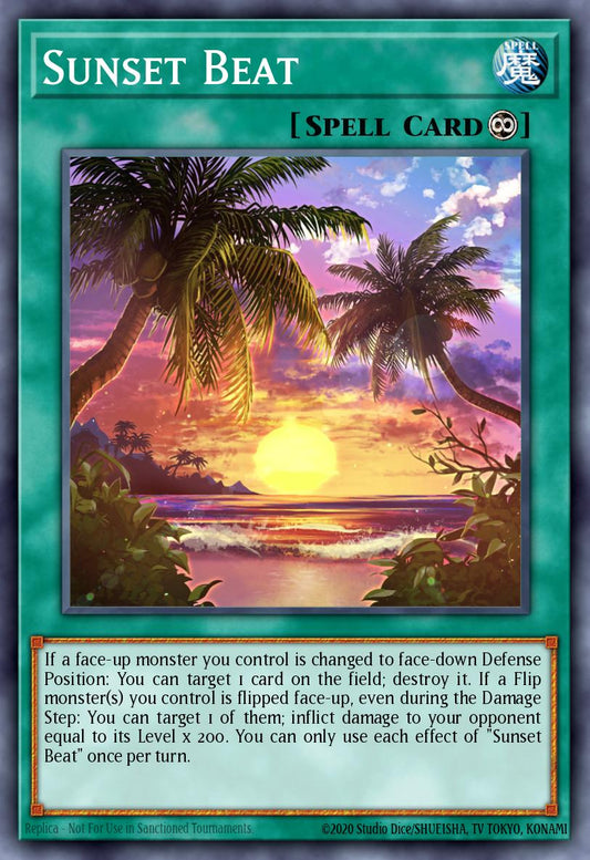 (086) YuGiOh TCG PHNI: Phantom Nightmare Single: Sunset Beat  Super Rare