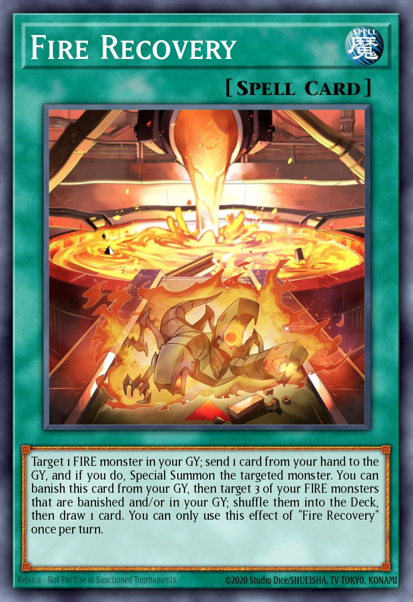 (126) YuGiOh TCG MP24: 25th Anniversary Tin: Dueling Mirrors Single: Fire Recovery Secret Rare