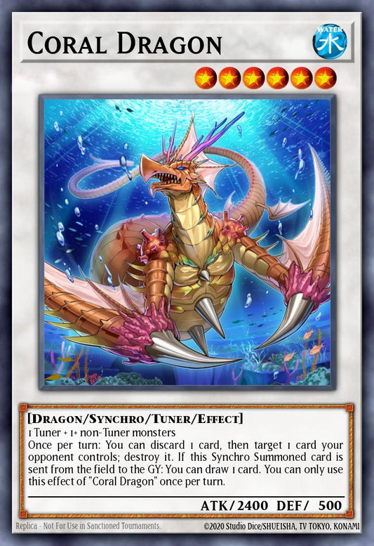 (031) YuGiOh TCG RA02: 25th Anniversary Rarity Collection II Single: Coral Dragon (V.7 - Ultimate Rare)  Ultimate Rare