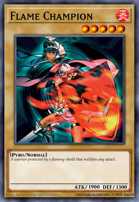 (EN041) YuGiOh TCG PSV: Pharaoh's Servant Single: Flame Champion (V.3 - Common)  Common