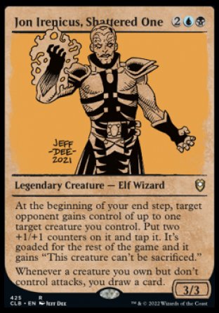 (425) Magic The Gathering Commander Legends: Battle for Baldur's Gate: Extras Single: Jon Irenicus, Shattered One (V.2) Rare