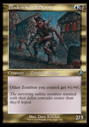 (426) Magic The Gathering Innistrad Remastered: Extras Single: Bladestitched Skaab Holo Uncommon