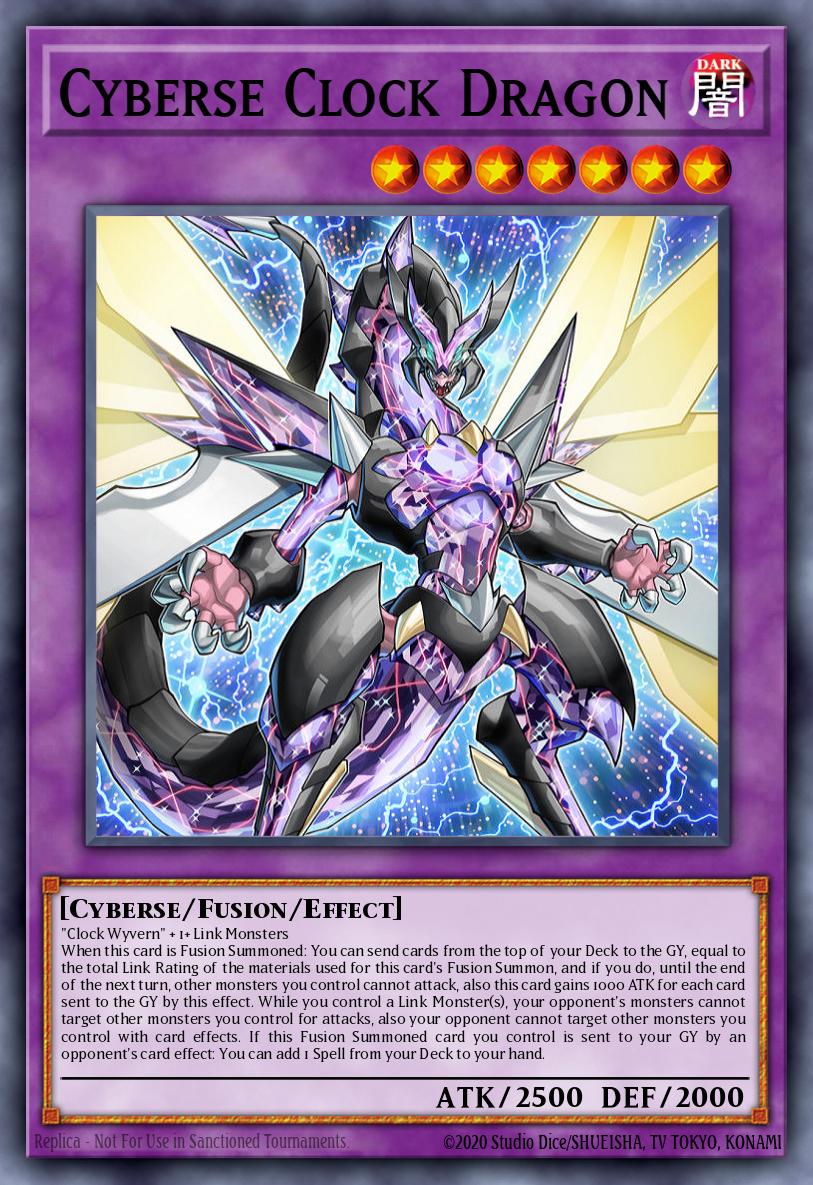 (180) YuGiOh TCG MP19: 2019 Gold Sarcophagus Tin Mega Pack Single: Cyberse Clock Dragon Rare