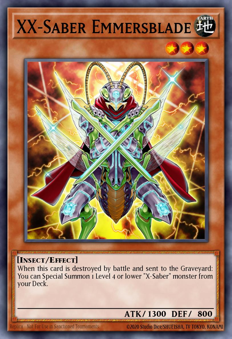 (081) YuGiOh TCG ABPF: Absolute Powerforce Single: XX-Saber Emmersblade Secret Rare