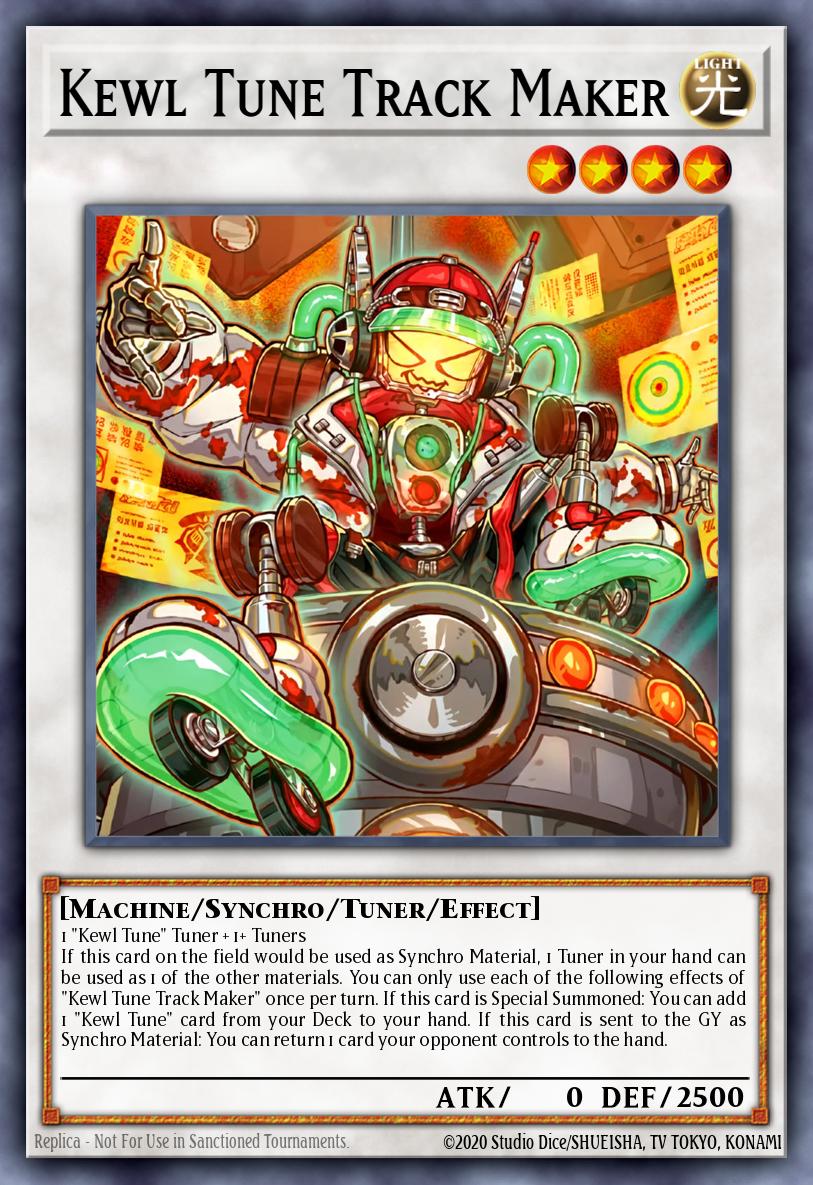 (035) YuGiOh TCG PHRE: Phantom Revenge Single: Kewl Tune Track Maker (V.1 - Super Rare) Super Rare