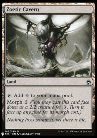(249) Magic The Gathering The List Single: Zoetic Cavern Uncommon