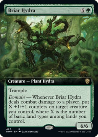 (427) Magic The Gathering Dominaria United: Extras Single: Briar Hydra (V.2) Rare