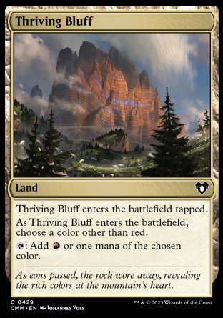 (429) Magic The Gathering Commander Masters Single: Thriving Bluff Common