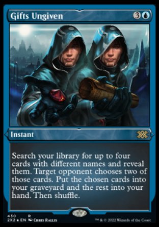 (430) Magic The Gathering Double Masters 2022: Extras Single: Gifts Ungiven (V.2) Holo Rare