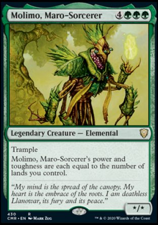 (430/361) Magic The Gathering Commander Legends: Extras Single: Molimo, Maro-Sorcerer Rare