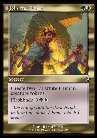 (432) Magic The Gathering Innistrad Remastered: Extras Single: Join the Dance Holo Uncommon