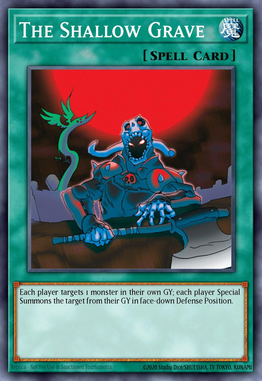 (EN036) YuGiOh TCG PSV: Pharaoh's Servant Single: The Shallow Grave (V.3 - Rare)  Rare