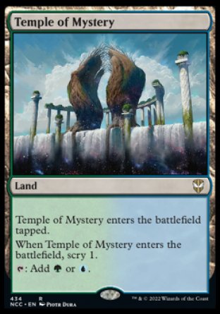 (434) Magic The Gathering Commander: Streets of New Capenna Single: Temple of Mystery Rare