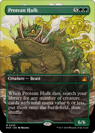 (435) Magic The Gathering Ravnica Remastered: Extras Single: Protean Hulk (V.2) Holo Mythic