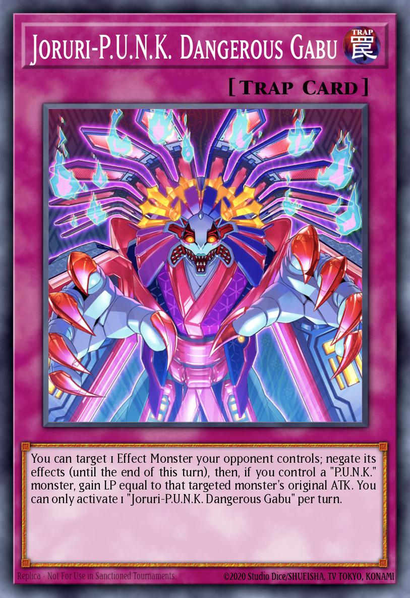 (081) YuGiOh TCG BLMM: Battles of Legend: Monster Mayhem Single: Joruri-P.U.N.K. Dangerous Gabu Ultra Rare