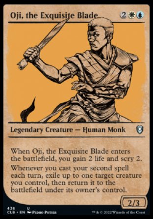 (436) Magic The Gathering Commander Legends: Battle for Baldur's Gate: Extras Single: Oji, the Exquisite Blade (V.2) Uncommon