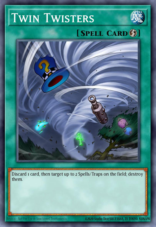 (060) YuGiOh TCG RA02: 25th Anniversary Rarity Collection II Single: Twin Twisters (V.2 - Ultra Rare)  Ultra Rare