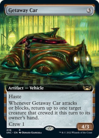 (438) Magic The Gathering Streets of New Capenna: Extras Single: Getaway Car Rare