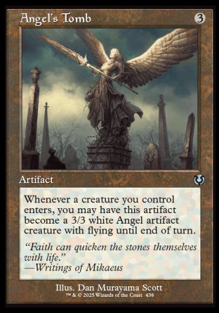(438) Magic The Gathering Innistrad Remastered: Extras Single: Angel's Tomb Holo Uncommon