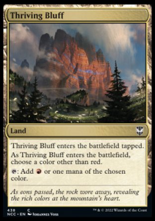 (438) Magic The Gathering Commander: Streets of New Capenna Single: Thriving Bluff Common