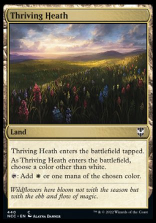 (440) Magic The Gathering Commander: Streets of New Capenna Single: Thriving Heath Common