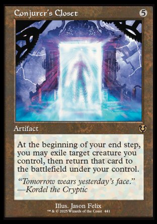 (441) Magic The Gathering Innistrad Remastered: Extras Single: Conjurer's Closet (V.2) Holo Rare