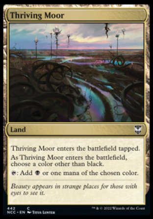 (442) Magic The Gathering Commander: Streets of New Capenna Single: Thriving Moor Common