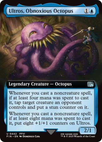 (442) Magic The Gathering Magic: The Gathering - FINAL FANTASY: Extras Single: Ultros, Obnoxious Octopus Holo Uncommon