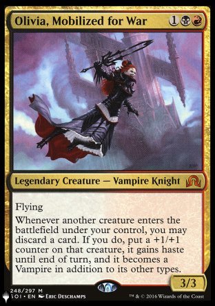 (248) Magic The Gathering The List Single: Olivia, Mobilized for War Mythic