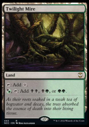 (443) Magic The Gathering Commander: Streets of New Capenna Single: Twilight Mire Rare