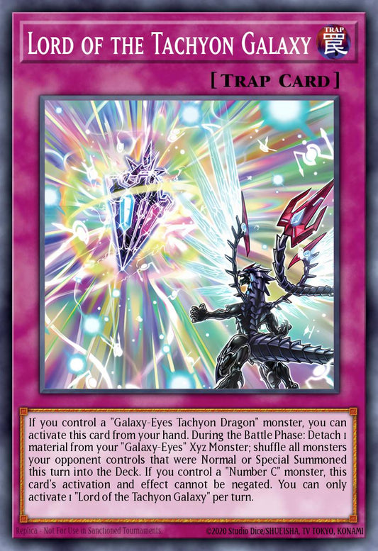 (017) YuGiOh TCG MZTM: Maze of the Master Single: Lord of the Tachyon Galaxy  Rare