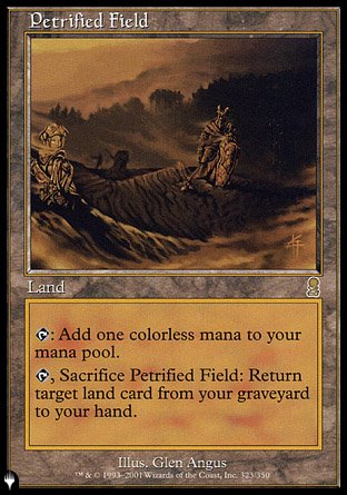 (323) Magic The Gathering The List Single: Petrified Field Rare