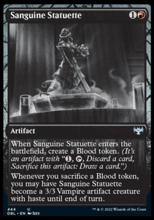 (444) Magic The Gathering Innistrad: Double Feature Single: Sanguine Statuette Holo Uncommon