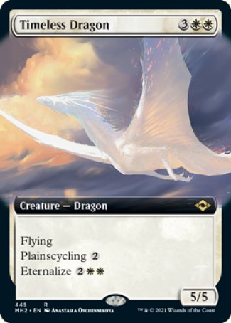 (445) Magic The Gathering Modern Horizons 2: Extras Single: Timeless Dragon (V.3) Rare